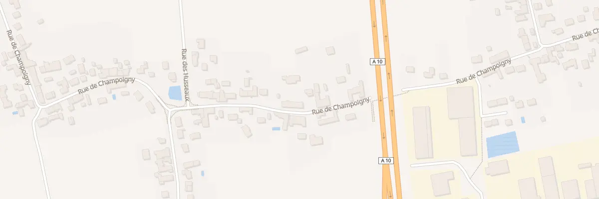 Plan du 77T Rue de Champoigny à Ingré