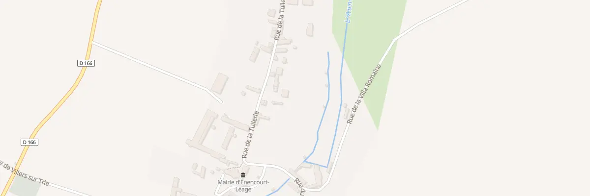 Plan du 8 Rue de la Tuilerie à Énencourt-Léage