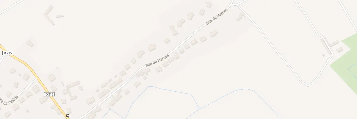 Plan du 4181 Rue de Hames à Hames-Boucres