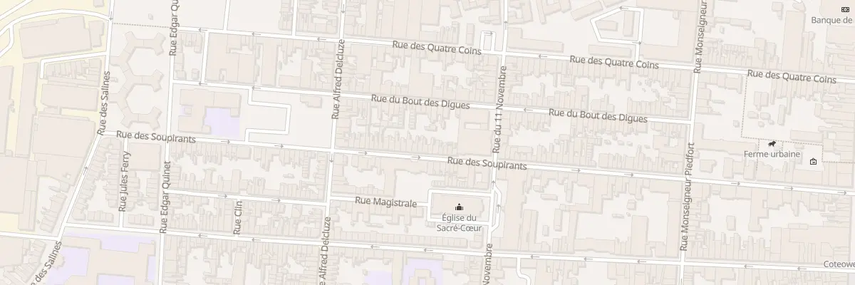 Plan du 114 Rue des Soupirants à Calais