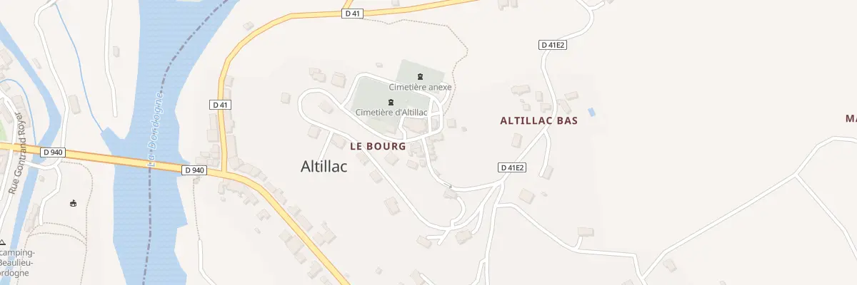 Plan du 5051 Le Bourg à Altillac