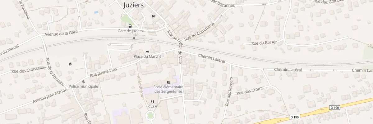 Plan du 18 Rue de l’Hôtel de Ville à Juziers