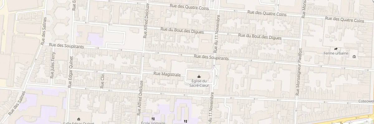 Plan du 83 Rue des Soupirants à Calais
