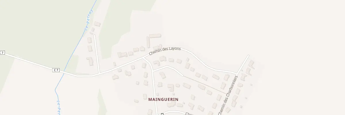 Plan du 5 Imp le Coteau de Mainguerin à Ablis