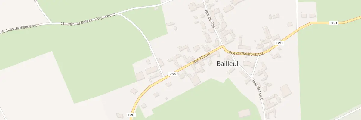 Plan du 10 Rue Neuve à Bailleul