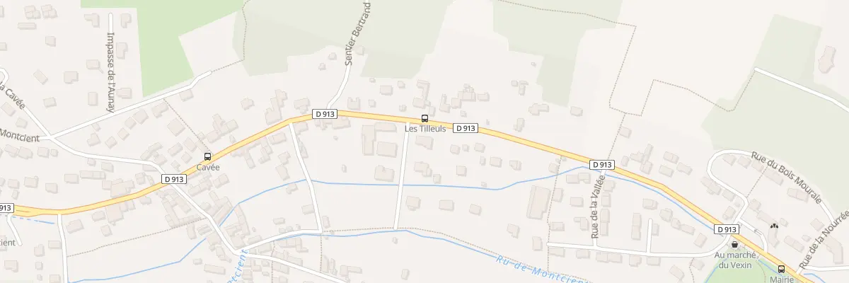 Plan du 211 Rte du Vexin à Oinville-sur-Montcient