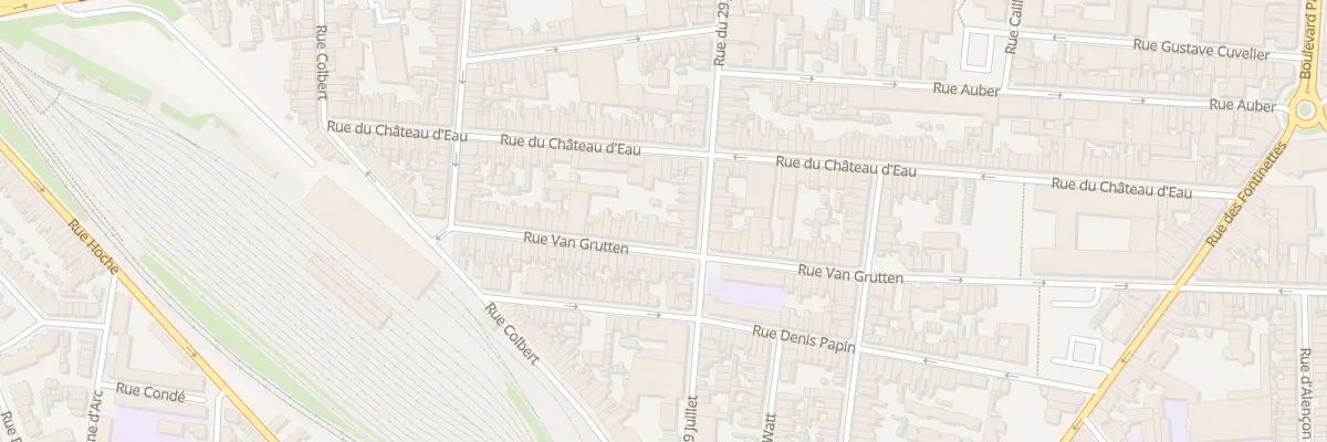 Plan du 80 Rue Van Grutten à Calais