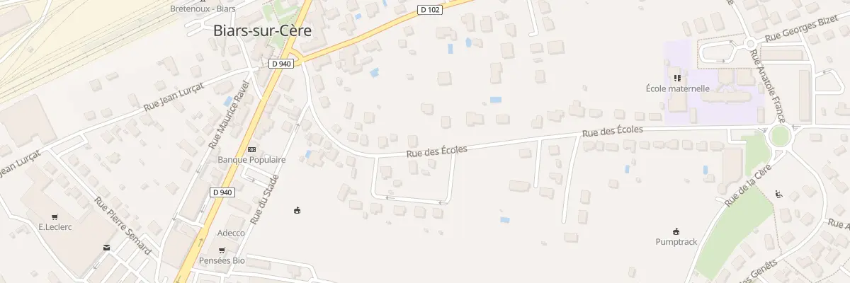 Plan du 19 Rue des Écoles à Biars-sur-Cère
