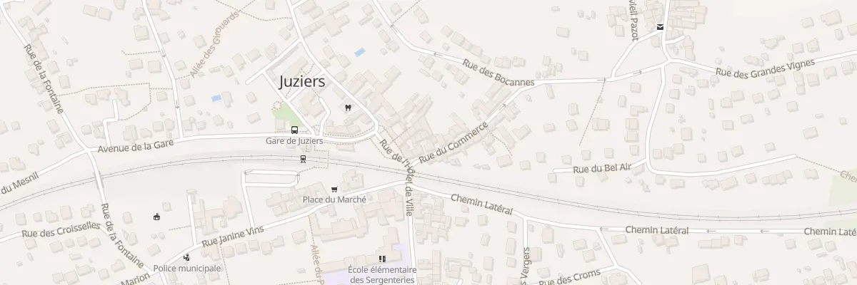 Plan du 7 Rue du Commerce à Juziers