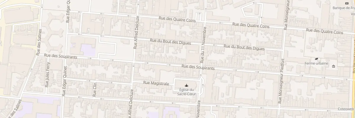 Plan du 110 Rue des Soupirants à Calais
