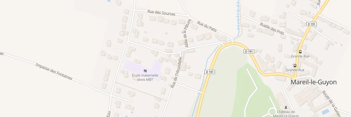 Plan du 3 Rue du Bout de l’Eau à Mareil-le-Guyon