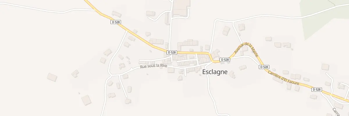 Plan du 23 Village à Esclagne