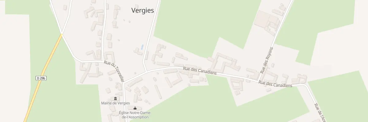 Plan du 157 Rue des Canadiens à Vergies
