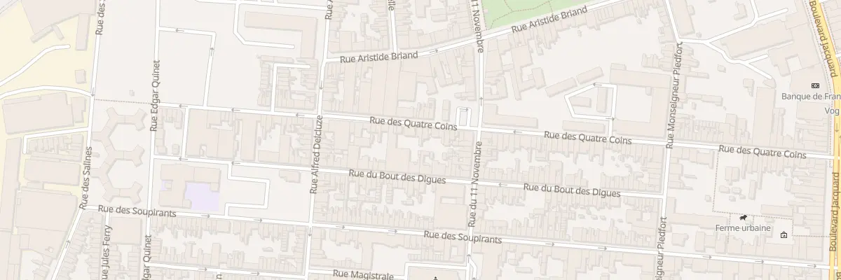 Plan du 123 Rue des Quatre Coins à Calais