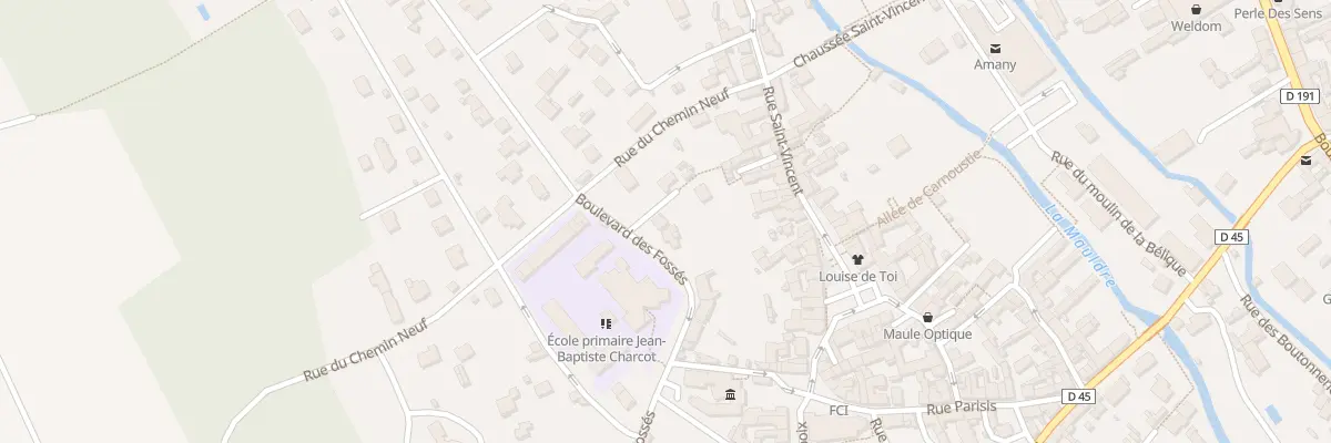 Plan du 30 Bd des Fossés à Maule