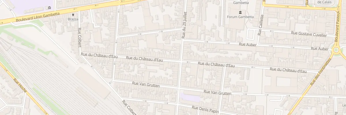 Plan du 130 Rue du Chateau d’Eau à Calais