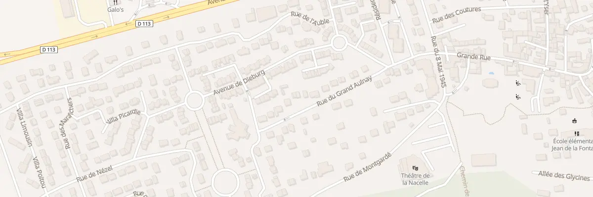 Plan du 16 Rue du Grand Aulnay à Aubergenville