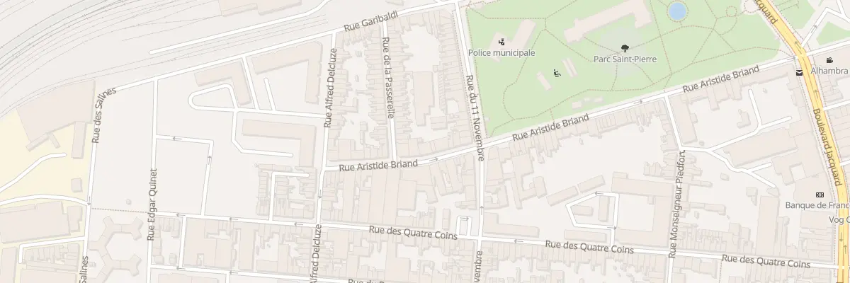 Plan du 14 Rue Aristide Briand à Calais