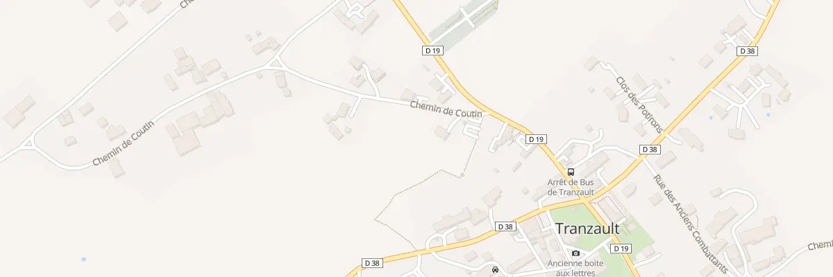 Plan du 5506 Chem de Coutin à Tranzault