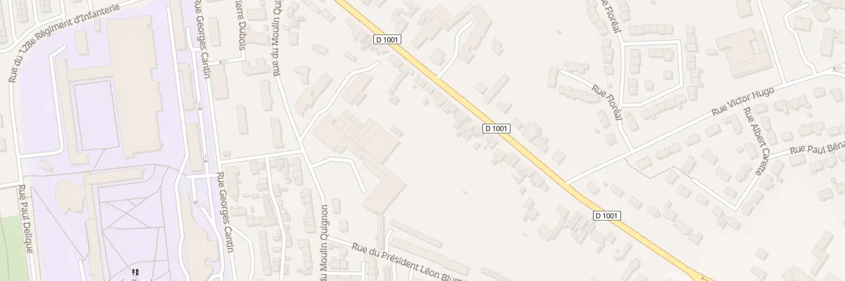 Plan du 54 Rte d’Amiens à Moyenneville