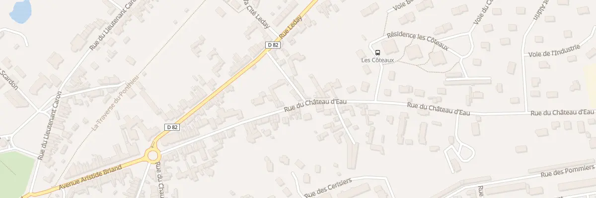 Plan du 43 Rue du Château d’Eau à Abbeville