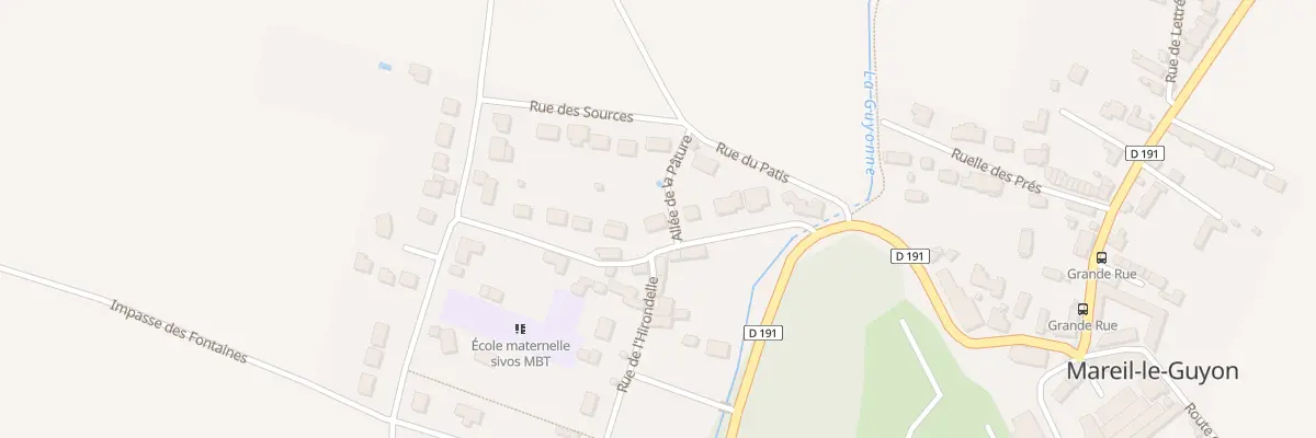 Plan du 16 Rue du Bout de l’Eau à Mareil-le-Guyon