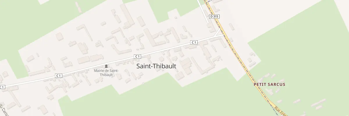 Plan du 7 Rue Anicet Corniquet à Saint-Thibault