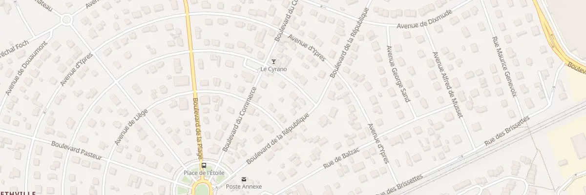 Plan du 22 Av de la Marne à Aubergenville