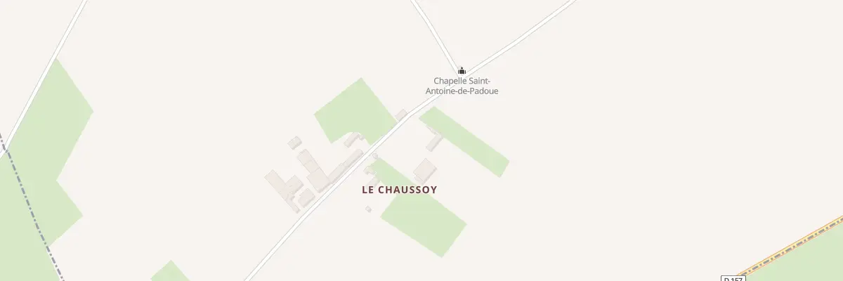 Plan du 37 Hameau de Chaussoy à Avesnes-Chaussoy