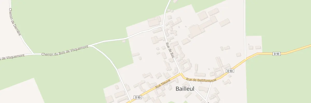 Plan du 5 Rue de Bas à Bailleul