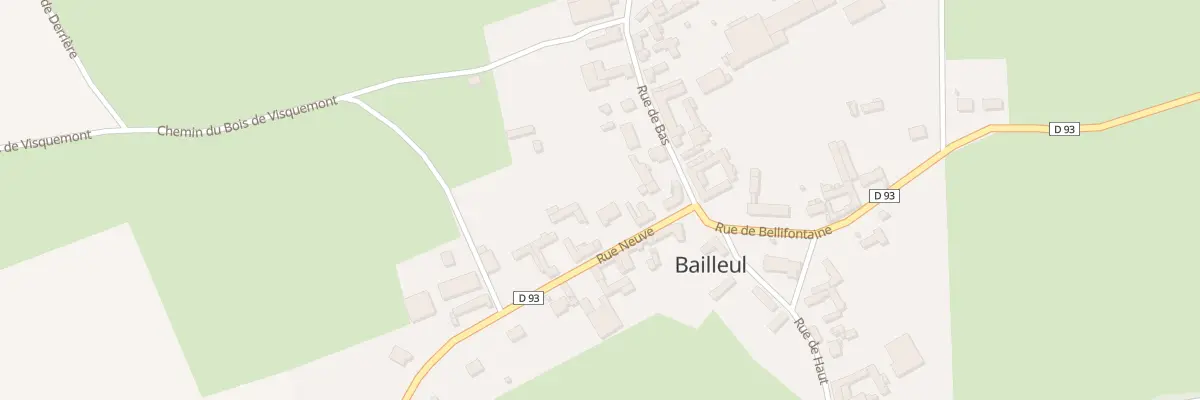 Plan du 6 Rue Neuve à Bailleul