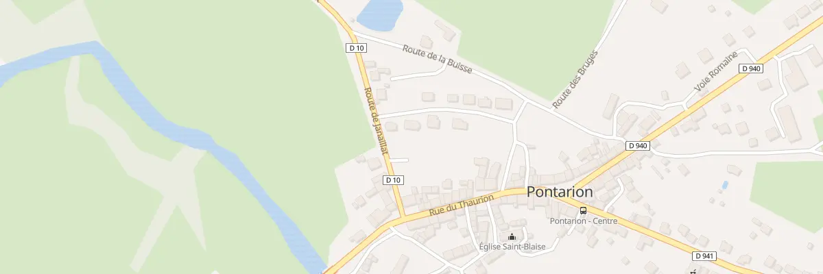 Plan du 4 All des Lauriers à Pontarion