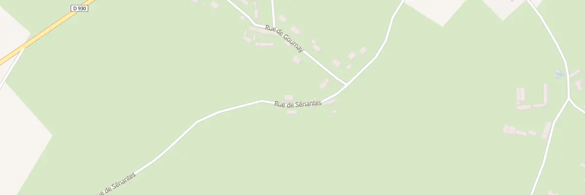 Plan du 2 Rue de Senantes à Wambez