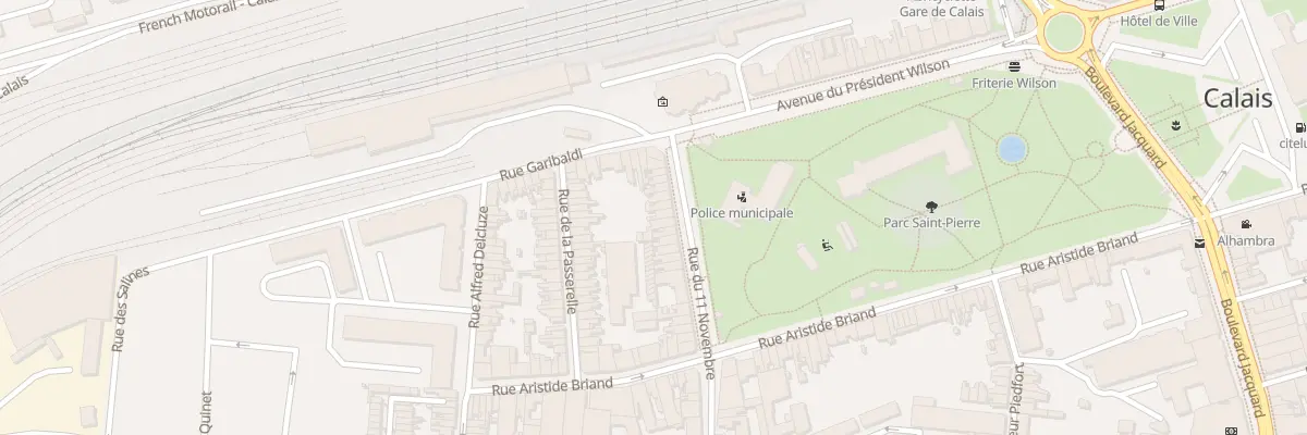 Plan du 109 Rue du Onze Novembre à Calais