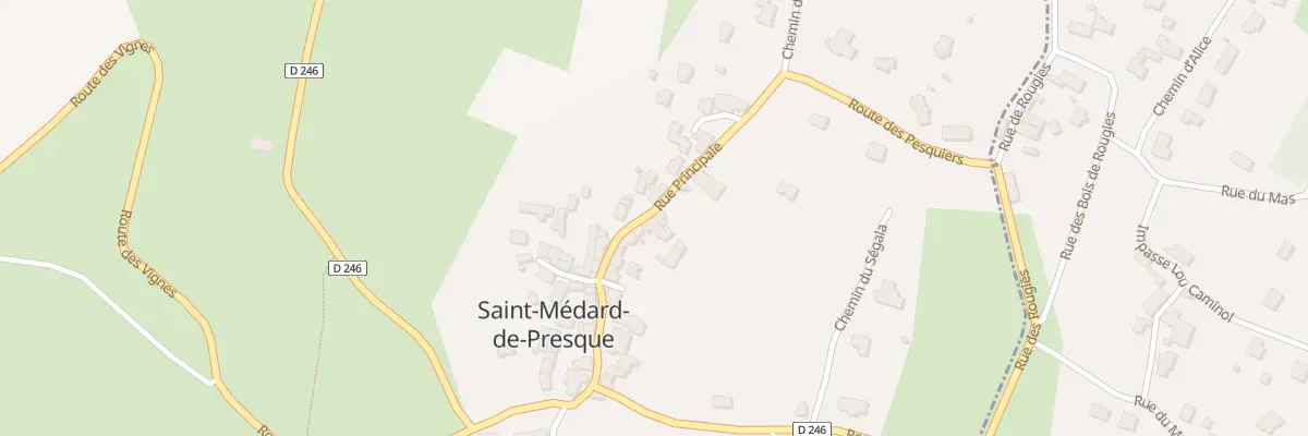 Plan du 84 Rue Principale à Saint-Médard-de-Presque