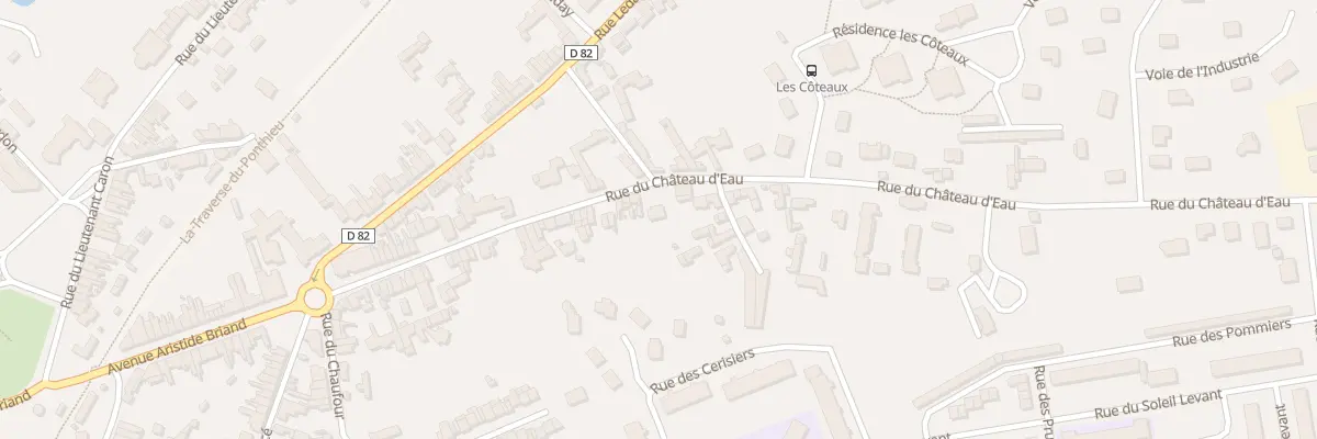Plan du 76 Rue du Château d’Eau à Abbeville