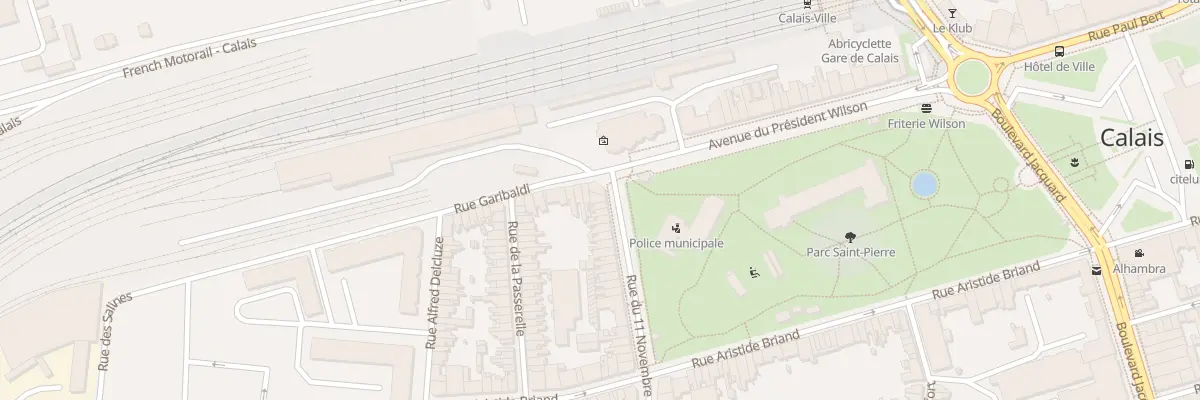 Plan du 121 Rue du Onze Novembre à Calais