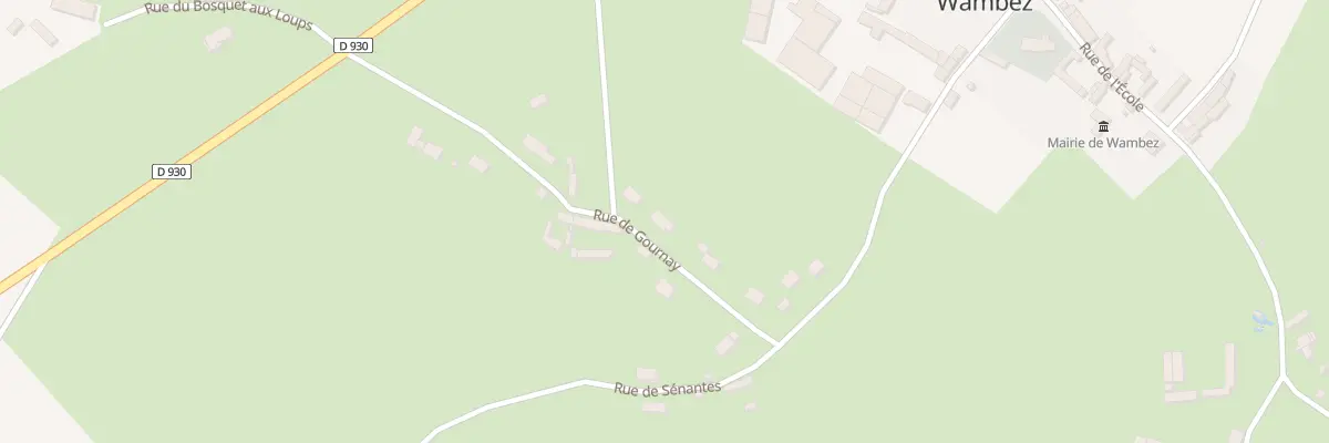 Plan du 4B Rue de Gournay à Wambez