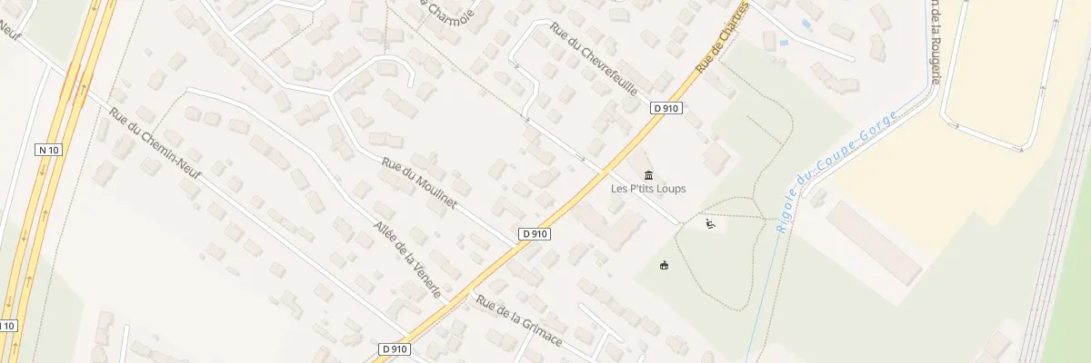 Plan du 90 Rue de Chartres au Perray-en-Yvelines