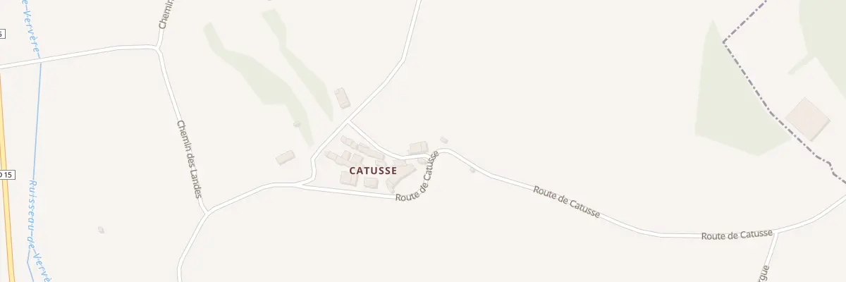 Plan du 5133 Catusse au Verdier