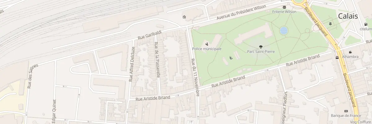 Plan du 99 Rue du Onze Novembre à Calais