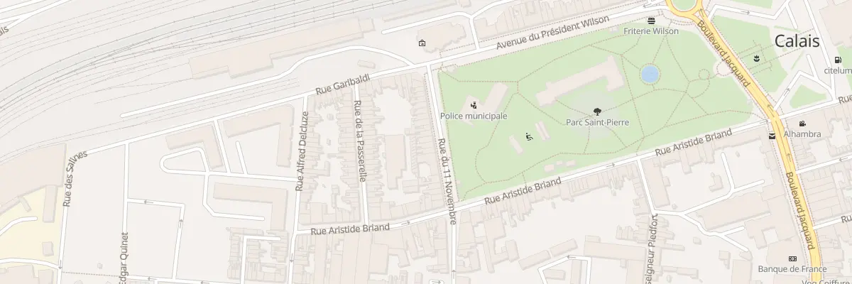 Plan du 101 Rue du Onze Novembre à Calais