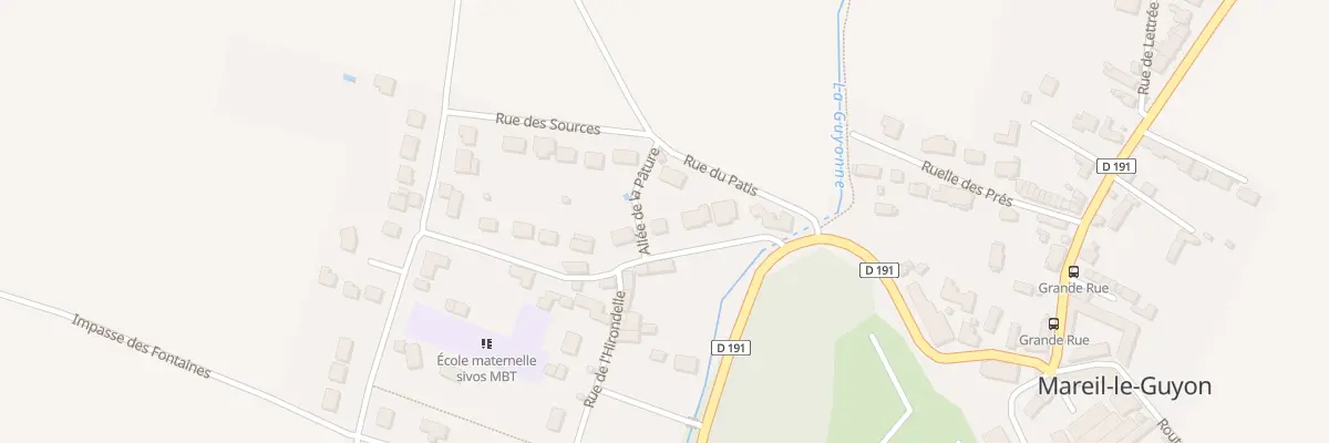 Plan du 14 Rue du Bout de l’Eau à Mareil-le-Guyon