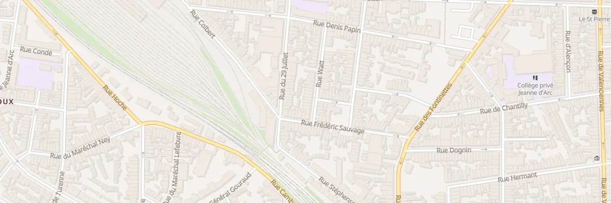 Plan du 40 Rue Watt à Calais