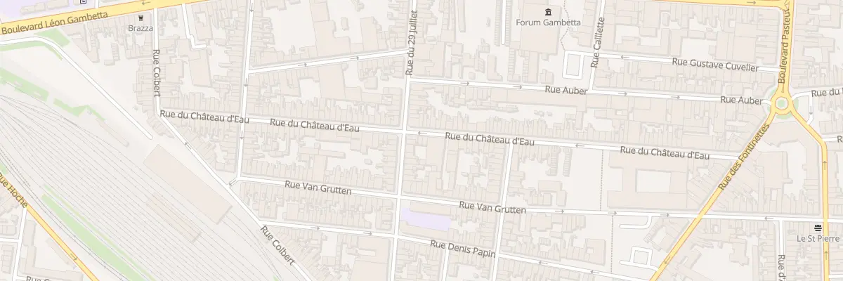 Plan du 103 Rue du Chateau d’Eau à Calais