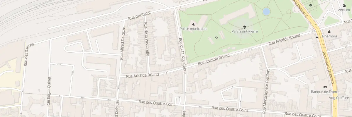 Plan du 85 Rue du Onze Novembre à Calais
