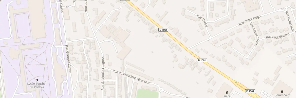 Plan du 76 Rte d’Amiens à Abbeville