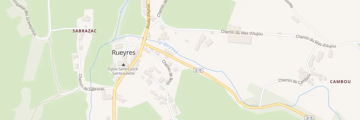 Plan du 5069 Le Bourg à Rueyres