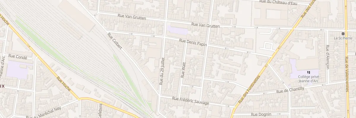 Plan du 12 Rue Watt à Calais