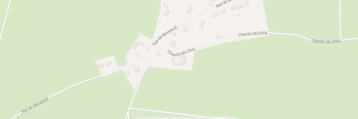 Plan du 3 Che des Lihus à Blacourt